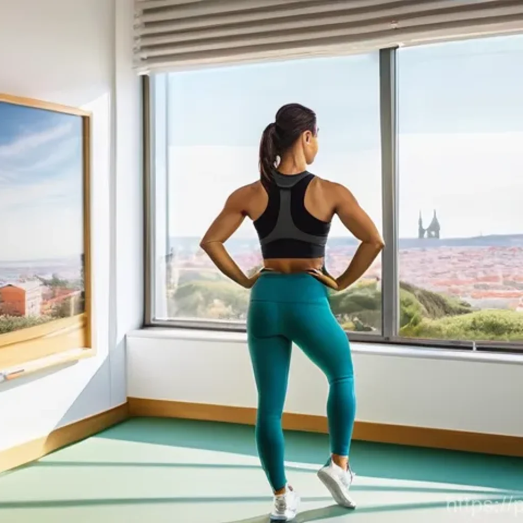 레저스포츠지도자와 다른 스포츠 자격증 간의 융합 - **Prompt 1: The Holistic Fitness Professional**
"A confident, athletic Portuguese personal train...