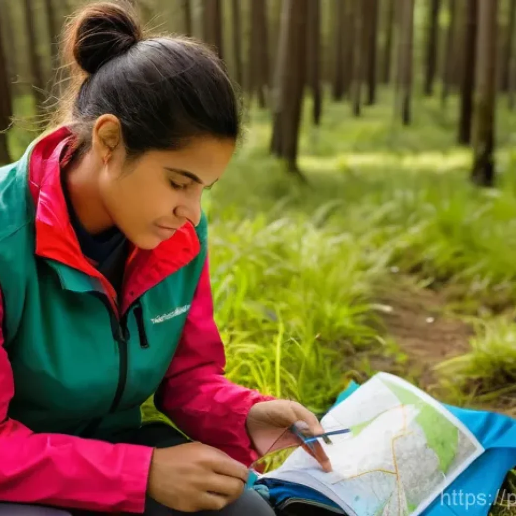 레저스포츠지도자 자격증 시험 합격 후기 - **Prompt:** A determined and focused adult, gender-neutral individual, is engaged in a vibrant monta...