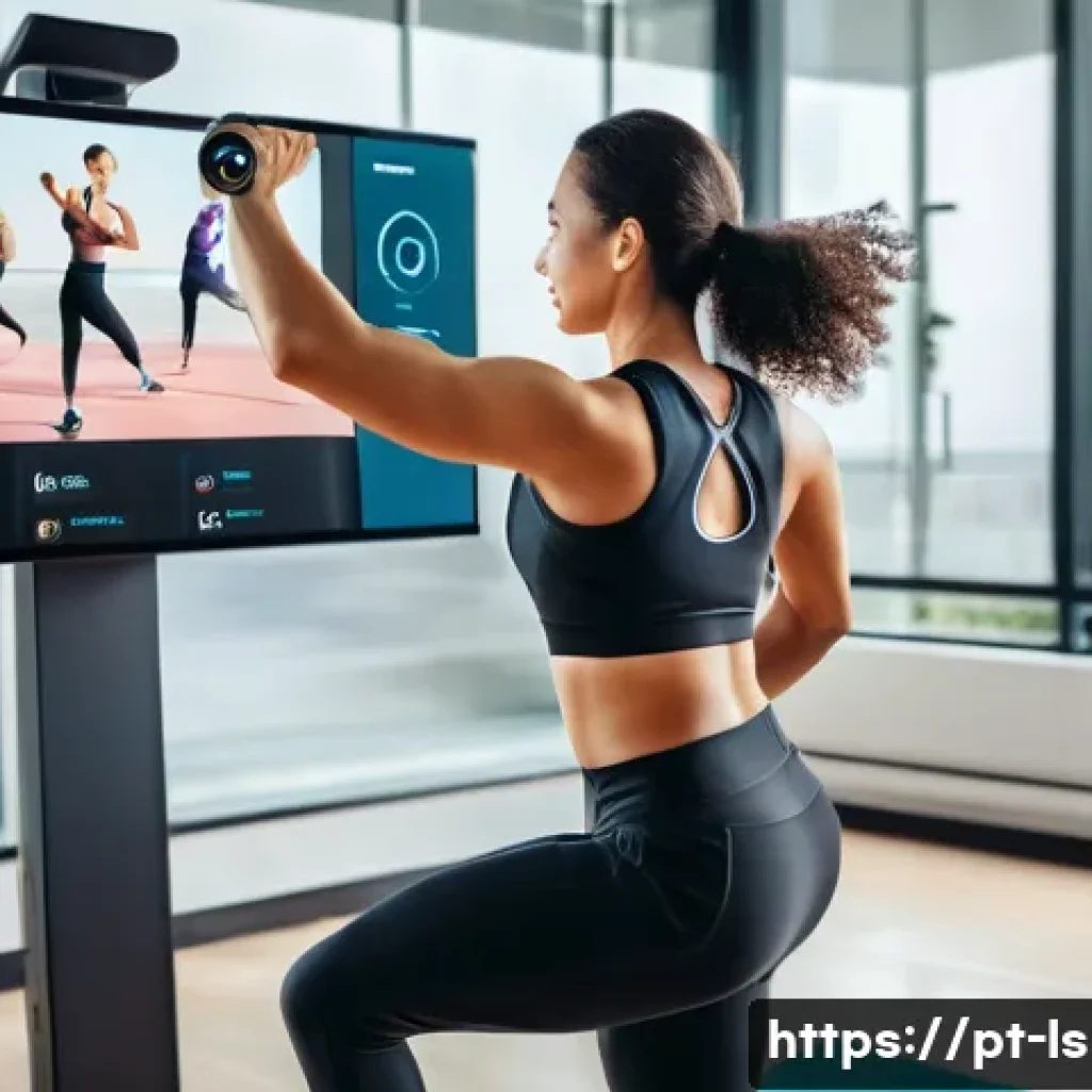 레저스포츠지도자와 관련된 장기적 커리어 목표 설정 - **Prompt:** A vibrant, dynamic image capturing the essence of the "Digital Revolution in Fitness and...