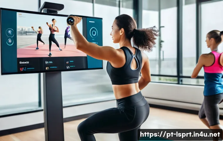 레저스포츠지도자와 관련된 장기적 커리어 목표 설정 - **Prompt:** A vibrant, dynamic image capturing the essence of the "Digital Revolution in Fitness and...