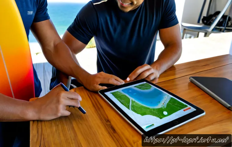 Home 17 레저스포츠지도자 관련 스타트업 아이디어 - Photorealistic startup planning session for a local outdoor sports coaching platform in Lisbon, Port...